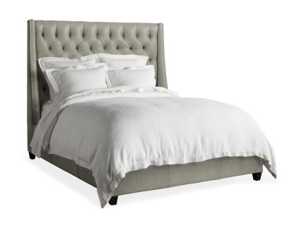 Devereaux Leather Tufted Bed